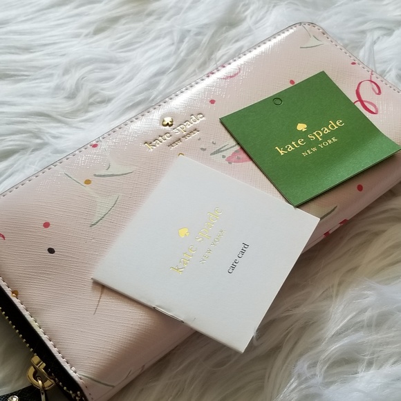 Kate Spade Slim Cocktail Themed Wallet - Picture 3 of 5